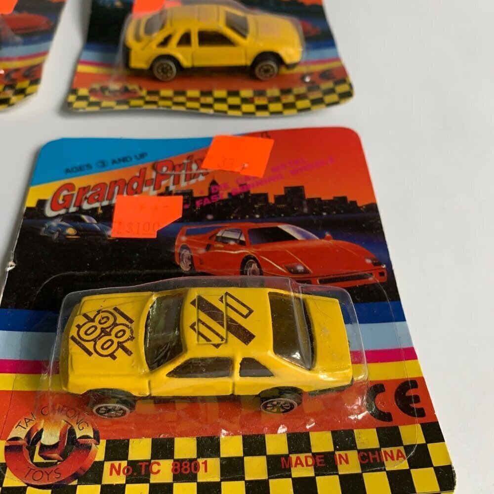 Tai Cheong Grand Prix Set Lot of 6 Cars Vintage New - Picture 4 of 8
